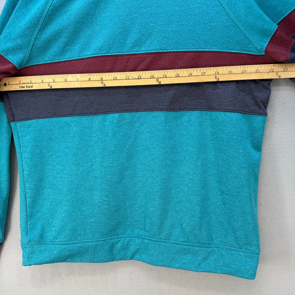 Cotopaxi Crew Neck Sweatshirt Men's L Teal Maroon Long Sleeve Athleisure EUC - Picture 8 of 10